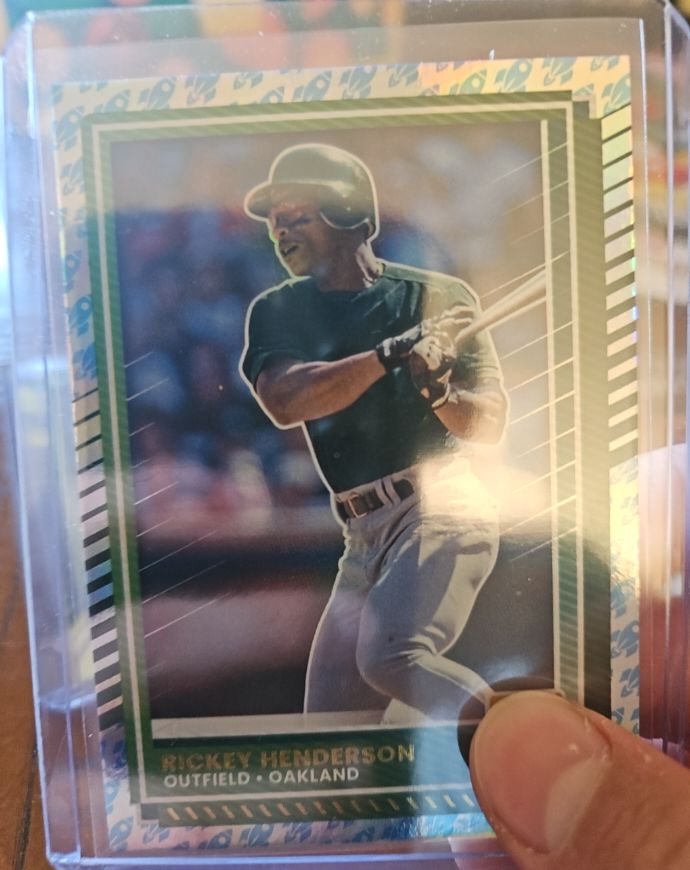 2025 Panini Donruss #7 Rickey Henderson — front