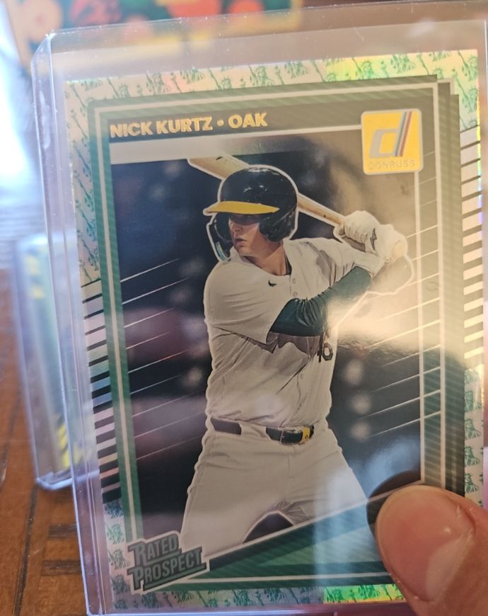 2025 Donruss Rated Prospects #154 Nick Kurtz — front