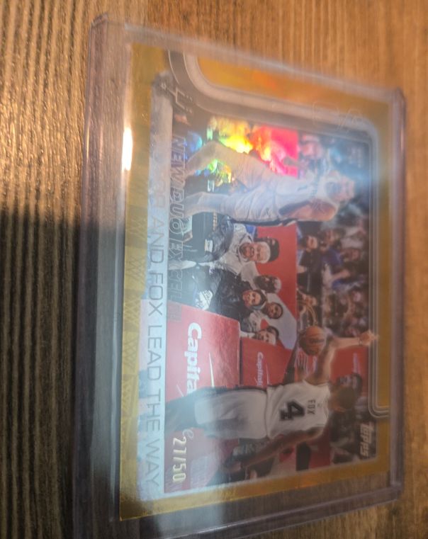 2025-26 Topps #300 Victor Wembanyama & De'Aaron Fox — front