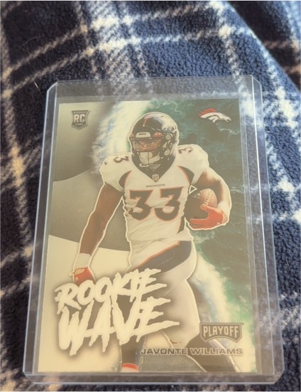 2021 Panini Playoff Rookie Wave #RW-JWI Javonte Williams — front