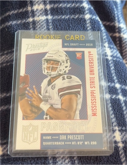 2016 Panini Prestige #3 Dak Prescott Passport Rookie — front