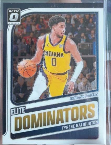 2024-25 Donruss Optic #9 Tyrese Haliburton Elite Dominators — front