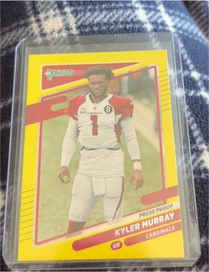 2021 Donruss #245B Kyler Murray Press Proof — front