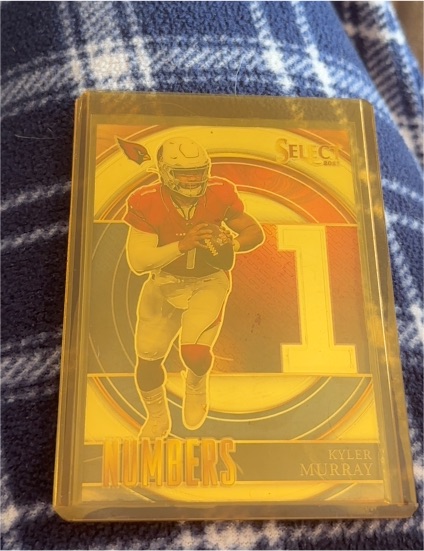 2021 Panini Select Football Numbers #SN-6 Kyler Murray — front