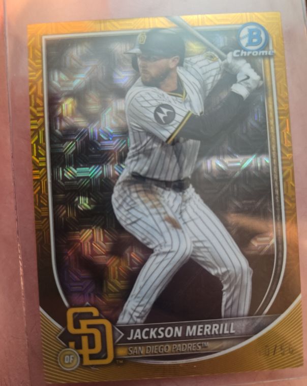2025 Bowman Chrome #38 Jackson Merrill — front