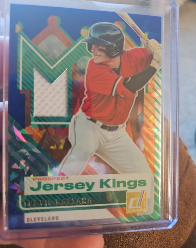 2025 Panini Donruss #PJK-TB Travis Bazzana Prospect Jersey Kings — front