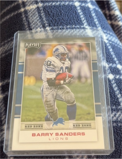 2017 Panini Playoff #129 Barry Sanders — front