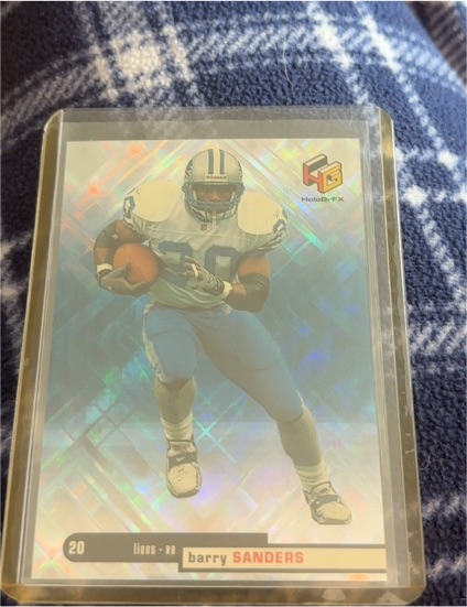 1999 Upper Deck HoloGrFX #17 Barry Sanders — front