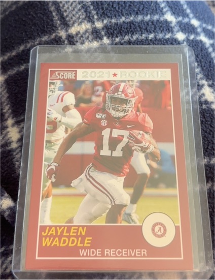 2021 Panini Chronicles Draft Picks Score #64 Jaylen Waddle — front
