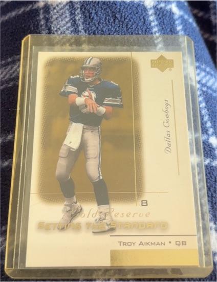 2000 Upper Deck Gold Reserve Setting the Standard #SS2 Troy Aikman — front