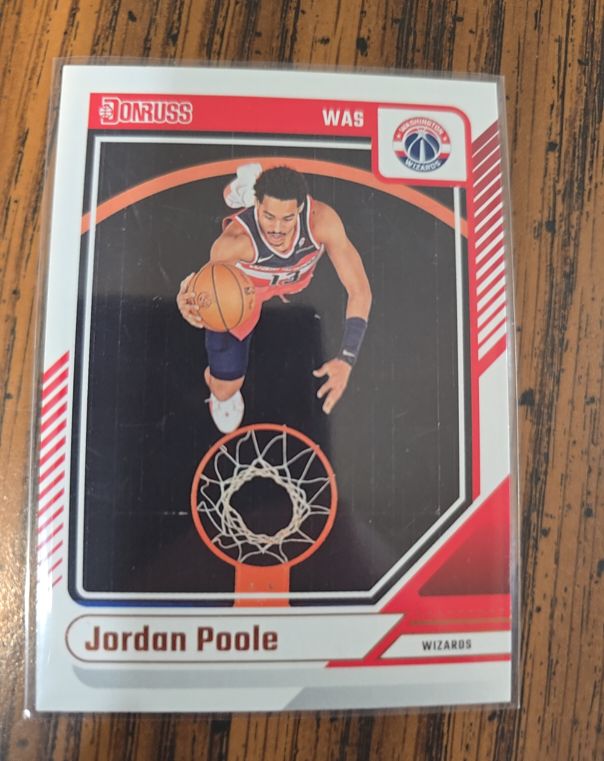 2024-25 Donruss #72 Jordan Poole Washington Wizards — front