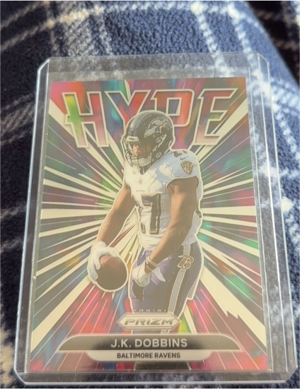2021 Panini Prizm #H-15 J.K. Dobbins — front