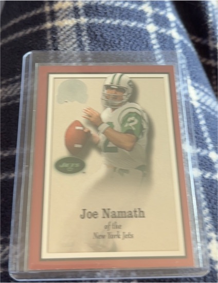 2000 Fleer Greats of the Game #30 Joe Namath — front