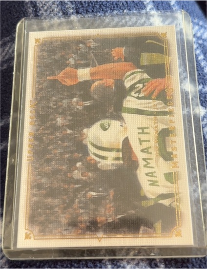 2008 Upper Deck Masterpieces #47 Joe Namath — front