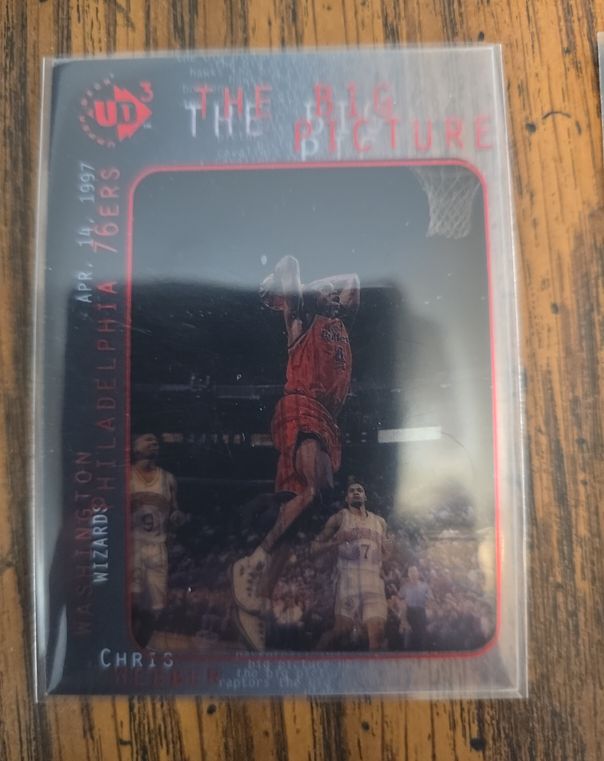 1997-98 Upper Deck UD3 The Big Picture #56 Chris Webber — front