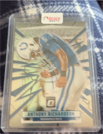2023 Panini Donruss Optic My House #3 Anthony Richardson Silver Prizm Rookie Card — front