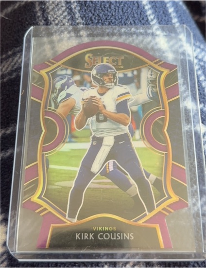 2020 Panini Select Concourse Die-Cut #24 Kirk Cousins — front