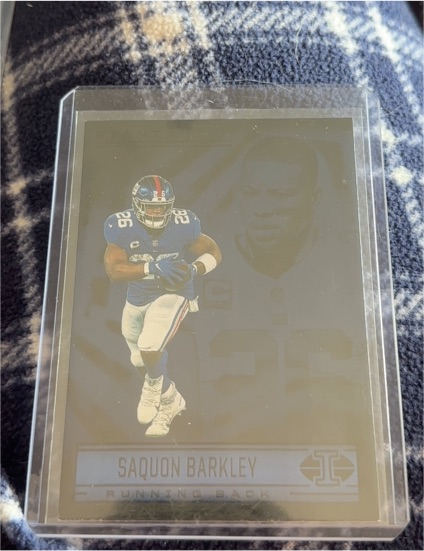 2021 Panini Illusions #49 Saquon Barkley — front