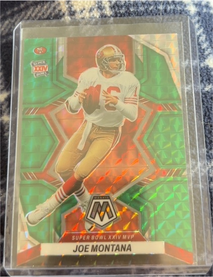 2022 Panini Mosaic Joe Montana Super Bowl XXIV MVP — front