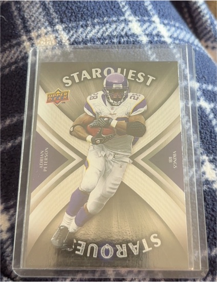 2008 Upper Deck Starquest #SQ1 Adrian Peterson — front