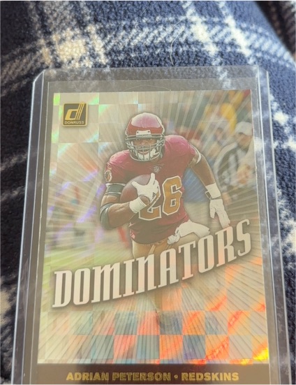 2019 Panini Donruss Dominators #DOM-11 Adrian Peterson — front