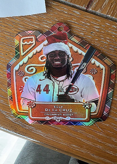 2024 Topps Holiday #MLBO-5 Elly De La Cruz — front