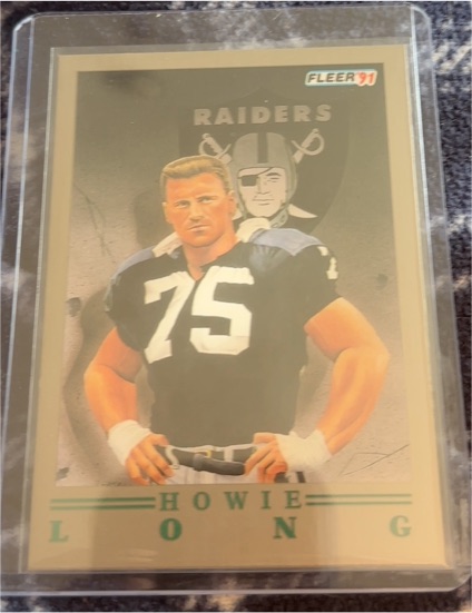 1991 Fleer #10 Howie Long — front