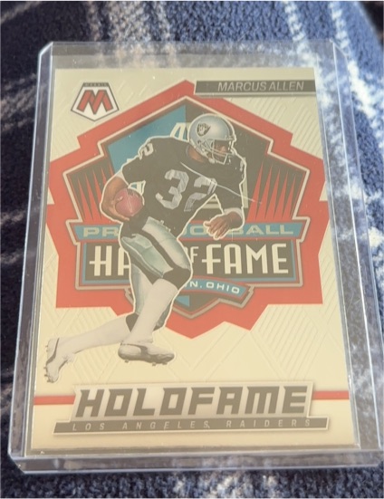 2022 Panini Mosaic Football HOLOFAME #HF-20 Marcus Allen — front