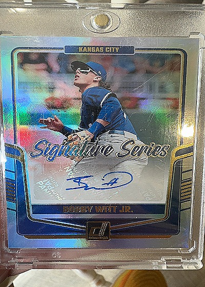 2024 Panini Donruss #SS-BWJ Bobby Witt Jr. Signature Series — front