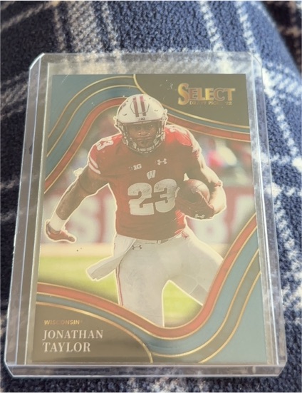 2022 Panini Select Draft Picks #183 Jonathan Taylor — front