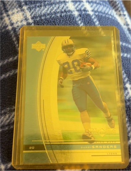 1999 Upper Deck Black Diamond #20 Barry Sanders — front