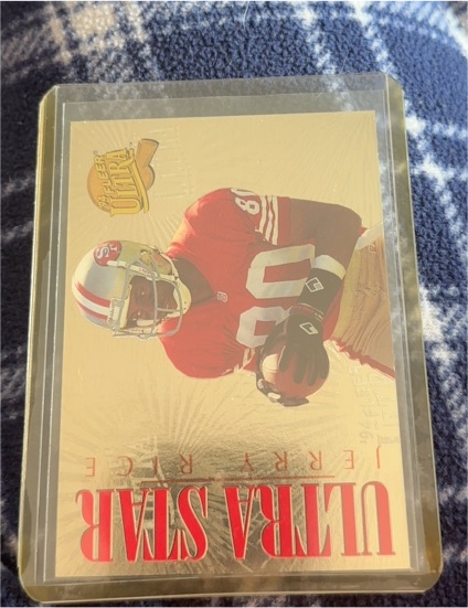 1994 Fleer Ultra Jerry Rice Ultra Star Insert — front