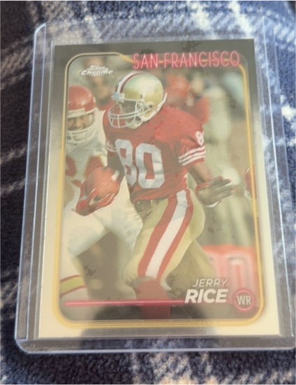 2024 Topps Chrome #176 Jerry Rice — front