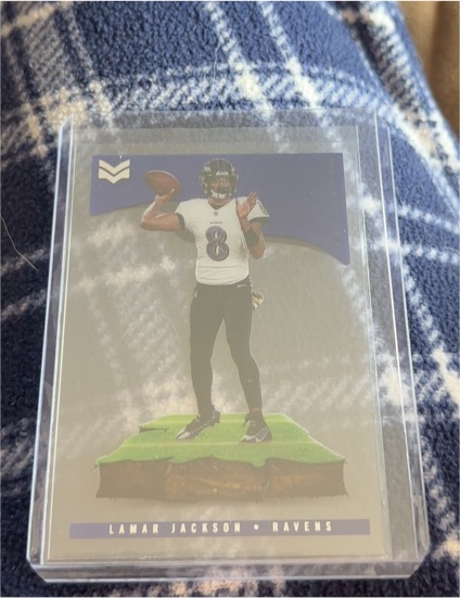 2021 Panini Chronicles Magnitude #MAG-25 Lamar Jackson — front