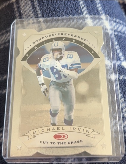 1997 Donruss Preferred Silver #Cut To The Chase Michael Irvin — front