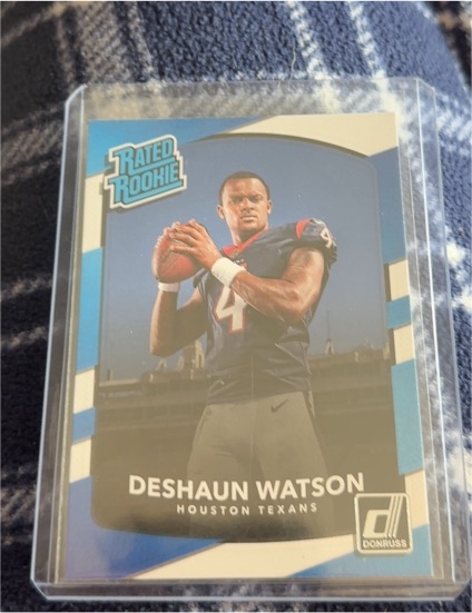 2017 Donruss #345 Deshaun Watson Rated Rookie — front