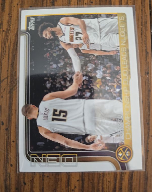 2025-26 Topps #286 Championship Duo Leads Nuggets — front