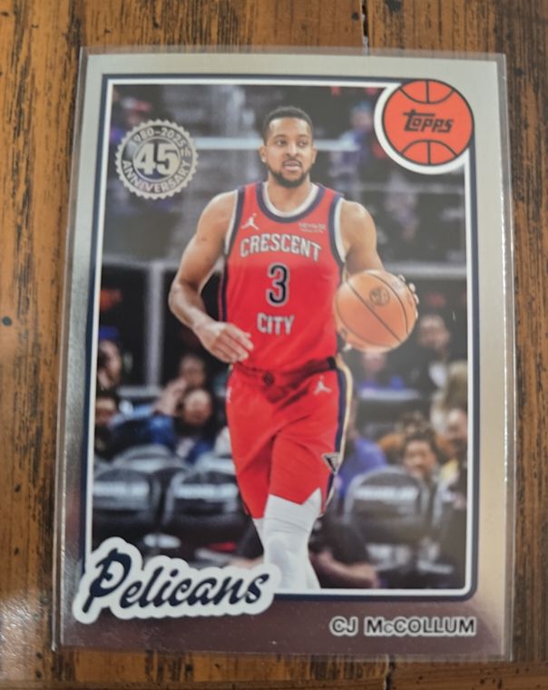 2025-26 Topps 1980-81 45th Anniversary #80BK-40 CJ McCollum — front