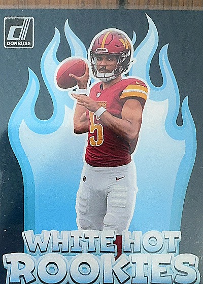 2024 Donruss #WH8 Jayden Daniels White Hot Rookies — front