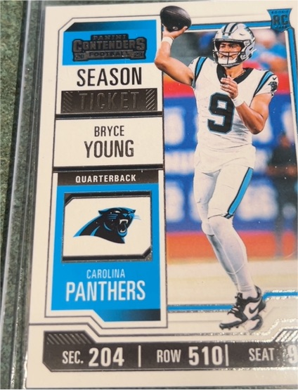 2023 Panini Contenders #15 Bryce Young Season Ticket — front