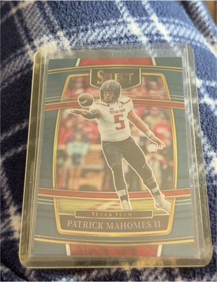 2022 Panini Select Draft Picks #26 Patrick Mahomes II Texas Tech — front