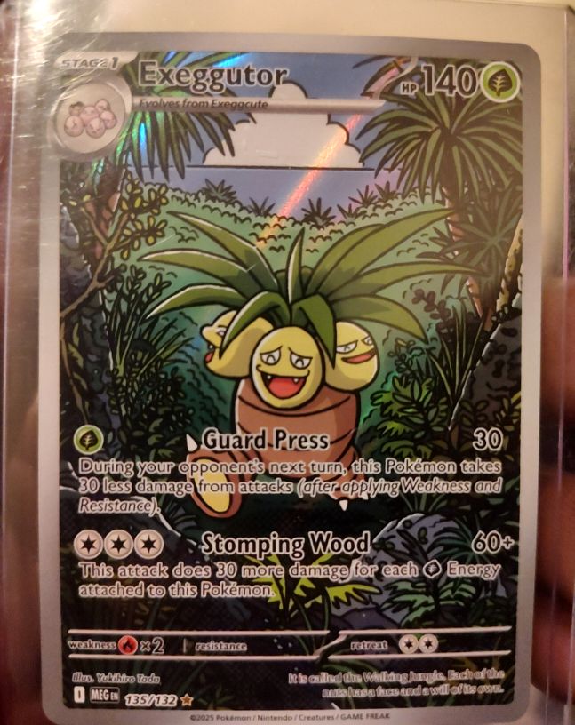 2025 Pokémon Mega Evolutions #135 Exeggutor Illustration Rare — front