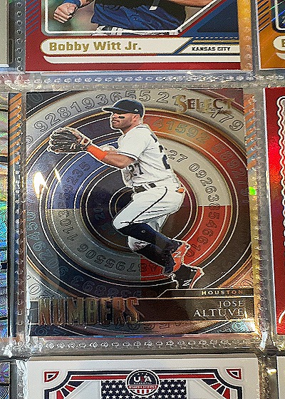 2022 Panini Select Numbers #SN5 Jose Altuve — front