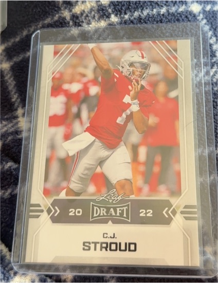 2022 Leaf Draft #3 C.J. Stroud — front