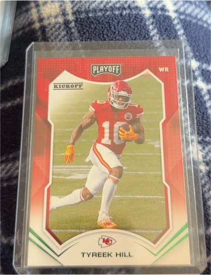 2021 Panini Playoff Football #82 Tyreek Hill — front