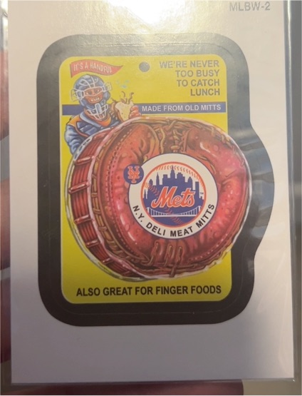 2016 Topps MLB Wacky Packages #MLBW-2 Mets Deli Meat — front
