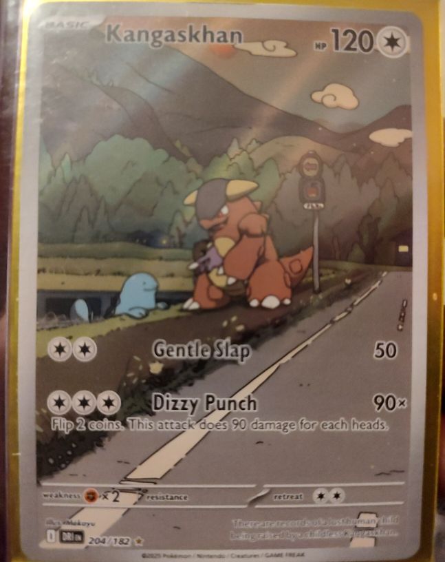 2025 Pokemon Scarlet & Violet SV10: Destined Rivals #204 Kangaskhan Illustration Rare — front