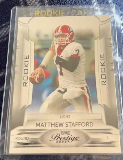 2009 Playoff Prestige #172 Matthew Stafford — front