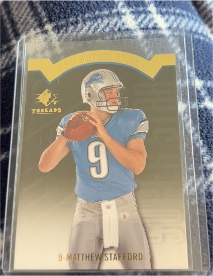 2009 SP Threads #AP63 Matthew Stafford — front