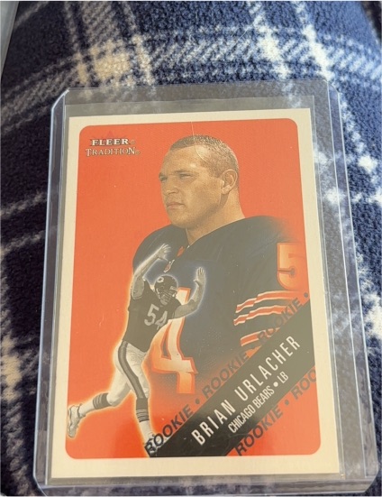 2000 Fleer Tradition #309 Brian Urlacher Rookie Card — front